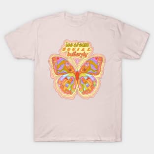 Ice cream social butterfly - 70s butterfly T-Shirt